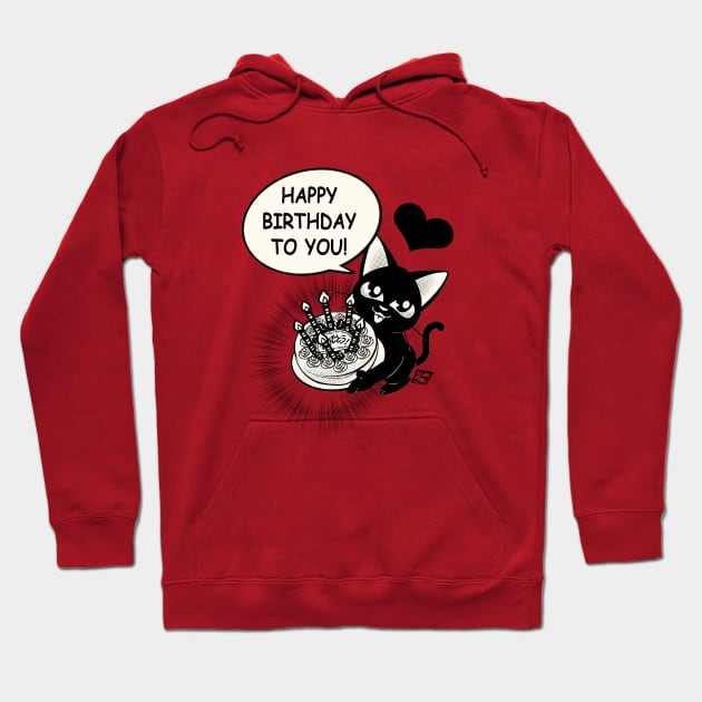 Birthday cake Hoodie by BATKEI